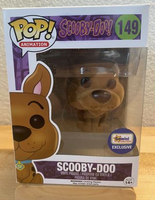 Scooby - Doo Funko Pop Animation 149 - Flocked Gemini Collectibles Exclusive