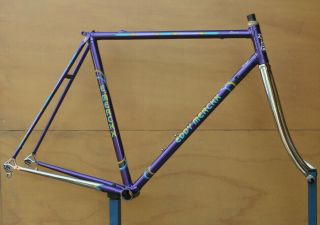 Vintage Eddy Merckx Professional Columbus SL steel Campagnolo frame frameset 53c 3