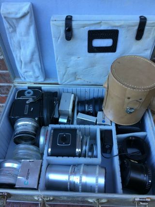 Vintage Hasselblad Camera,  Lenses,  Accessories