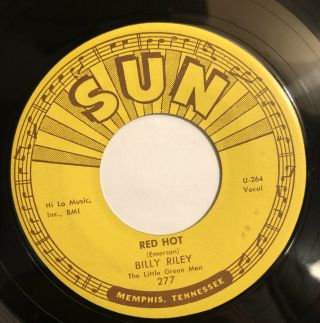 Billy Riley Red Hot / Pearly Lee Sun Records 277 Rockabilly 45