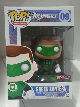 Funko Pop Heroes Dc Universe 09 Green Lantern (previews Exclusive)