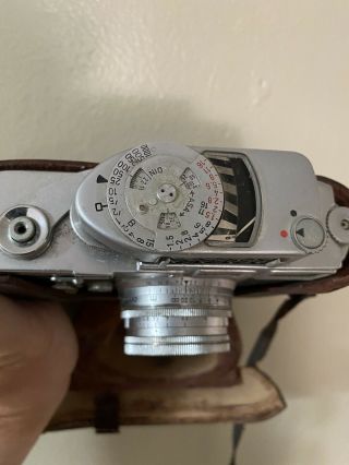 Vintage Leica M3 Double Stroke With LeicaMeter MC and Leather Case 3