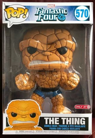 Funko Pop Marvel Fantastic Four The Thing 570 10 Inch Target Exclusive