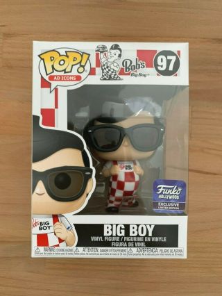 Funko Pop Big Boy 97 Funko Hollywood Store Exclusive Rare W/ Pop Protector