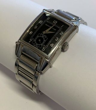 Mens Girard - Perregaux Vintage Automatic Watch Ref 2594 Stainless Steel Running