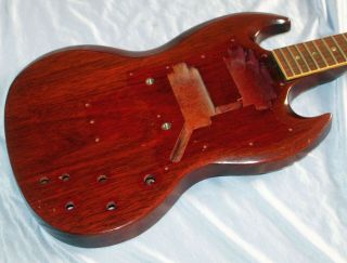 Vintage 1969 Gibson Sg Special Body And Neck Project Guitar