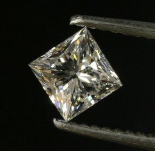 Gia Certified Loose.  70ct Vs1 F Princess Cut Diamond Vintage Antique Natural