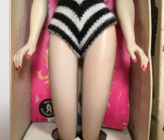 Vintage Barbie Ponytail 3 Blonde Stand & Accessories 3