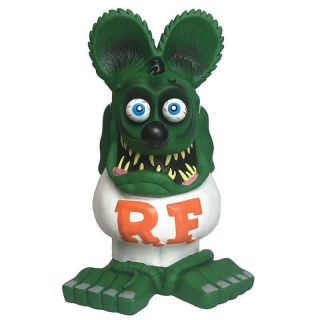 13 " Green White Rat Fink Action Figure Big " Daddy " Ed Roth Statue Model Toy