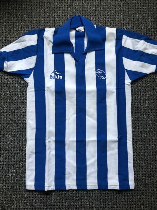 Sheffield Wednesday Match Worn Rare Bukta Football Shirt Vintage 1982 - 83.