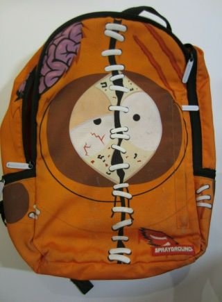 South Park X Sprayground Collab Dead Kenny Deluxe Full Size Back Pack