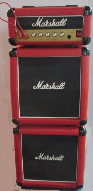 Marshall Lead 12 Amp Red Vintage Full Mini Stack Both Cabs