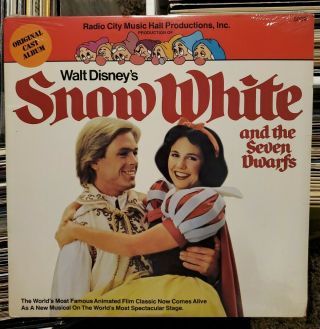 Cast Album Snow White & The Seven Dwarfs Radio City Music Hall Vinyl Record Lp