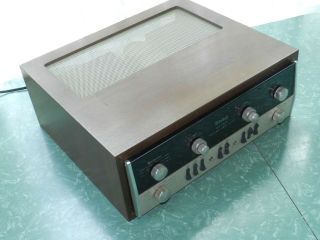 Vtg 70s Mcintosh Ma 5100 Preamp Amplifier Walnut Wood Cabinet Case