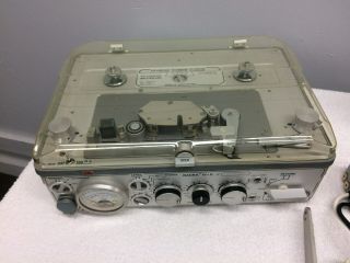 Vintage NAGRA KUDELSKI IV - D Reel to Reel w/ Power Supply - Speaker - Leather Case 2