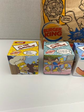 Burger King The Simpsons Set Of Four Talking Watches 2