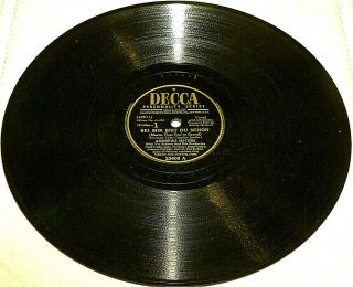 The Andrews Sisters 78,  " Bei Mir Bist Du Schon "