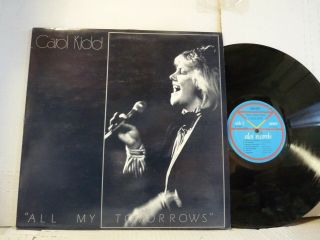 Exc Carol Kidd " All My Tomorrows " Lp 1st Uk Press From 1985 3