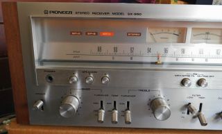 Vintage Pioneer Am/fm Stereo Receiver Sx - 950 85 Watts/channel