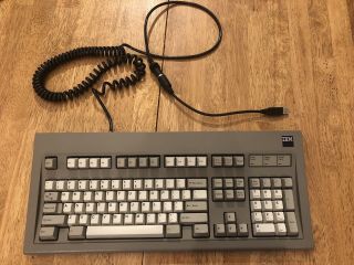 Vintage 1986 Ibm Model M Industrial Keyboard With Usb Adapter