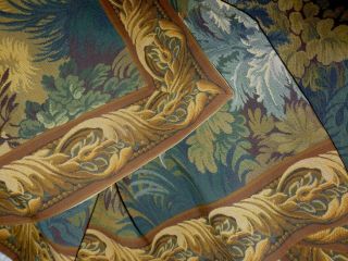 Enormous Stunning Vintage French Chateau Tapestry Verdure JP Paris 374cmX160cm 2