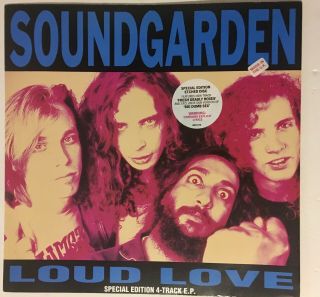 Soundgarden - Loud Love - Spec.  Edition 4 Track Ep W/etching - W/hype - Uk A&m Ep