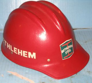 Vintage Bethlehem Steel Hard Bullard Hat Hard Boiled Brand