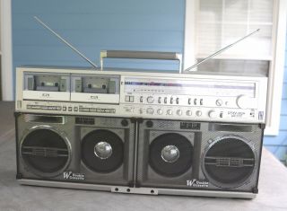 Sharp Gf - 777 Vintage Boombox / Ghettoblaster - Very Large And Incharge Model