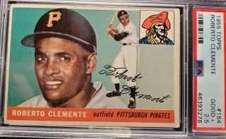 1955 Topps Roberto Clemente Pittsburgh Pirates 164 Psa 2.  5 Good,