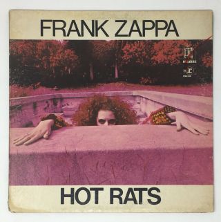 Frank Zappa “hot Rats” Lp Vinyl Record Album Reprise Rs 6356 Bizarre Psych