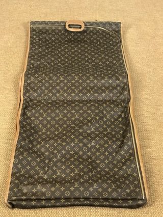 Louis Vuitton Vintage Folding Garment Bag Monogram Canvas Soft Luggage 49 "
