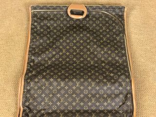 Louis Vuitton Vintage Folding Garment Bag Monogram Canvas Soft Luggage 49 