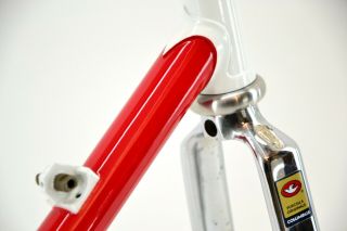 Chesini X - Uno Steel Vintage Road Bike Frame - Set 61 cm c - t Columbus SL Campagnolo 3