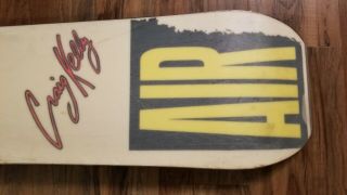 Vintage Craig Kelly Mystery Air Burton Snowboard with Bindings,  DEMO 3