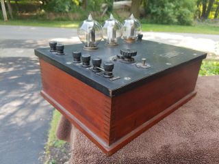 Vintage Western Electric Model 7 - A Amplifier W/ 3 216a Tennis Ball Tubes - 3