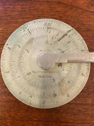 Vintage Calculimetre Slide Rule Keuffel And Esser Surveying Equipment 2