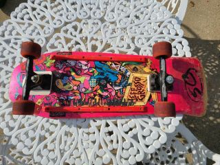Santa Cruz Jeff Grosso Vintage Pink Dipped Toy Box Skateboard Deck