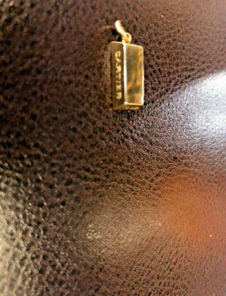 Vintage Cartier 1/4 Oz Ingot 18k Yellow Gold Bar Pendant - Charm