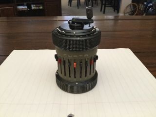 Curta Calculator Type 2 No.  521320 1960’s Vintage Shape With Case