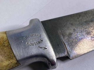 Vintage R.  H.  Ruana Bonner Montana Knife 