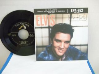 Elvis Presley,  Rca Epa - 992,  " Elvis Volume 1 ",  Us,  7 Ep W P/c,  Fan Club Cover,  -