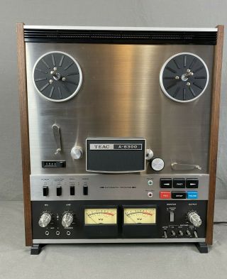Teac A - 6300 Vintage Reel - To - Reel Tape Deck With