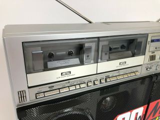 SHARP GF - 777 vintage stereo boombox DHL SEE VIDEO DEMO 2