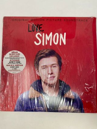 Love,  Simon [red Vinyl Lp] Urban Outfitters Exclusive Og Motion Picture Soundtra