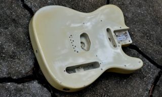 1978 Fender Vintage Telecaster Olympic Oly White Blonde Body 1970 