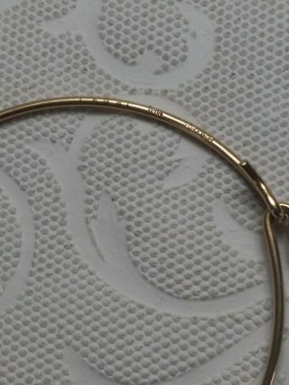 Vintage Estate 18k Gold bracelet Signed Cartier 18k 16497 5.  4 Grams 3