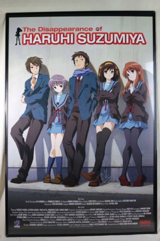 The Disappearance Of Haruhi Suzumiya Movie Poster (autographed By Cristina Vee)