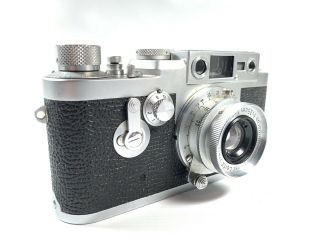 Leica DBP Ernst Leitz GMBH Wetzlar Camera Nr.  906882 W/ f=35cm 1:35 Lens Vintage 2
