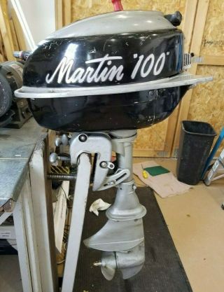 Vintage Martin 100 Outboard Motor