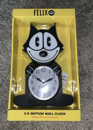 Felix The Cat 3d Motion Wall Clock